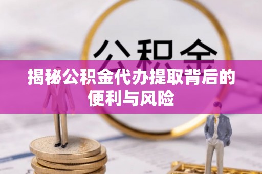 通榆揭秘公积金代办提取背后的便利与风险