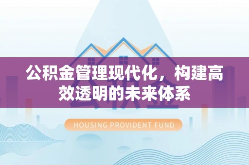 通榆公积金管理现代化，构建高效透明的未来体系
