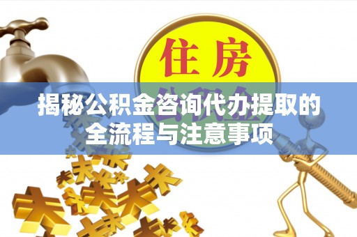 通榆揭秘公积金咨询代办提取的全流程与注意事项