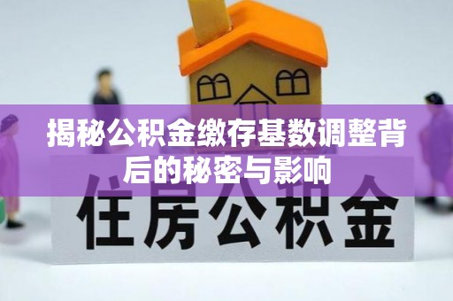 通榆揭秘公积金缴存基数调整背后的秘密与影响
