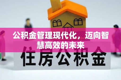 通榆公积金管理现代化，迈向智慧高效的未来