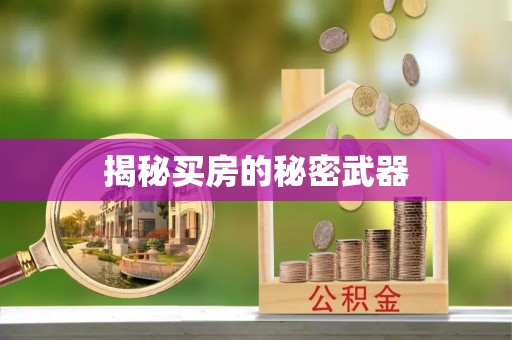 通榆揭秘买房的秘密武器