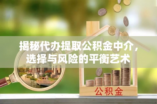 通榆揭秘代办提取公积金中介，选择与风险的平衡艺术