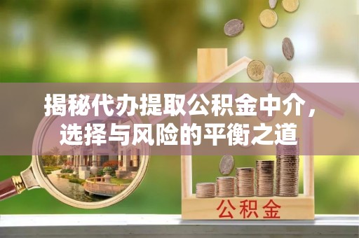 通榆揭秘代办提取公积金中介，选择与风险的平衡之道